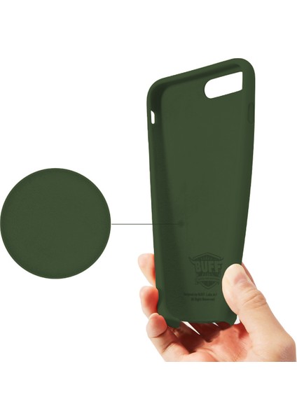 iPhone Se/8/7 Rubber Fit Kılıf Military Green