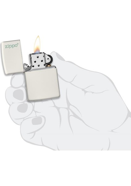 Çakmak Glow In Dark Zippo Logo 49193ZL-087043