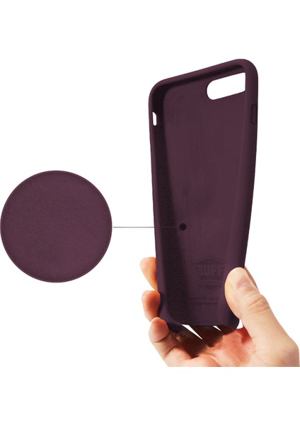 iPhone Se/8/7 Rubber Fit Kılıf Plum