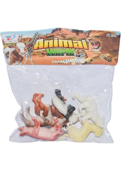 Byr Küçük Vahşi Hayvanlar Pvc 6'lı -