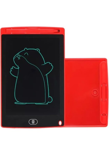 Alya Toys Dijital Çocuk Yazı Çizim Tableti LCD 8.5 Inc Ekranlı ve Bilgisayar Kalemli