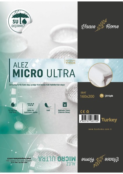 Micro Sıvı Geçirmez Alez CİFT KİŞİLİK
