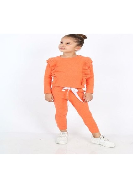 Kız Çocuk Mükemmel Fitilli Alt Üst Eşofman Takım fiyatları
