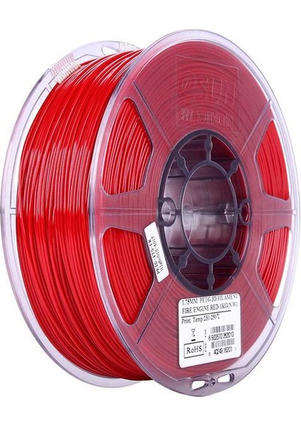 - Pla+ Filament 1.75 mm - Alev Kırmızı