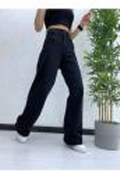 5 Cepli Yüksek Bel 90's Wide Leg Jeans