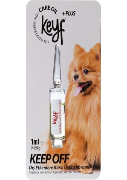 Plus Tüy & Deri Bakım Yağı Köpek 0-10 Kg-1 Ml