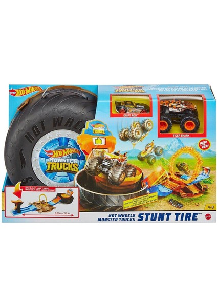 Byr GVK48 Hot Wheels Monster Trucks Akrobasi Tekerleği Oyun Seti