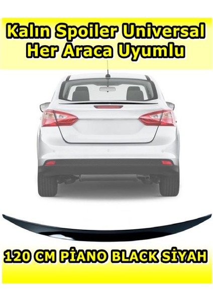 Mercedes Araçlarına Uyumlu Piano Black Spoiler 120 cm modelleri