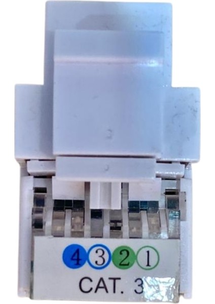 Cat 3 Data Soketı RJ11 Telefon Konnektörü Keystone 5 Adet