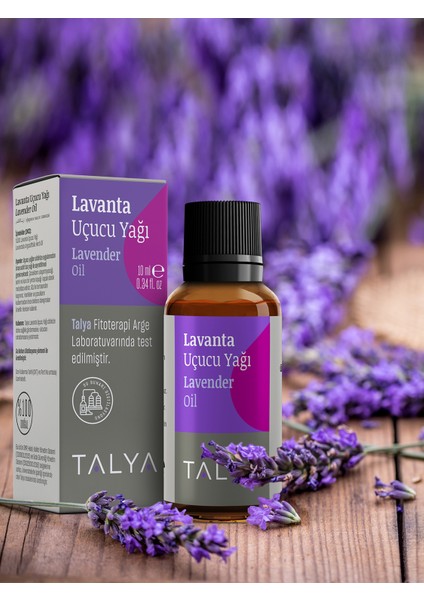 Lavanta Uçucu Yağı, %100 Saf ve Doğal, Bitkisel Aromaterapi Yağı, 10 ml (2'li Paket)
