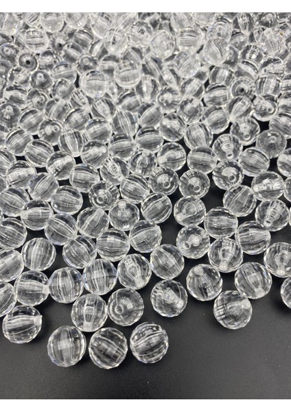 14MM Şeffaf Renk Dünya Model Akrilik Boncuk,takı , Çanta Yapım Boncuğu ( 100GR,~72ADET) fiyatları