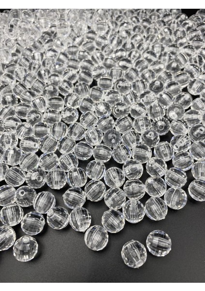 12MM Şeffaf Renk Dünya Model Akrilik Boncuk,takı , Çanta Yapım Boncuğu ( 100GR,~120 Adet) modelleri