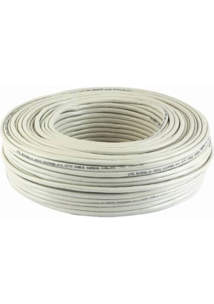 Elektronik 100M Yerli 0.50MM Cctv Kablo