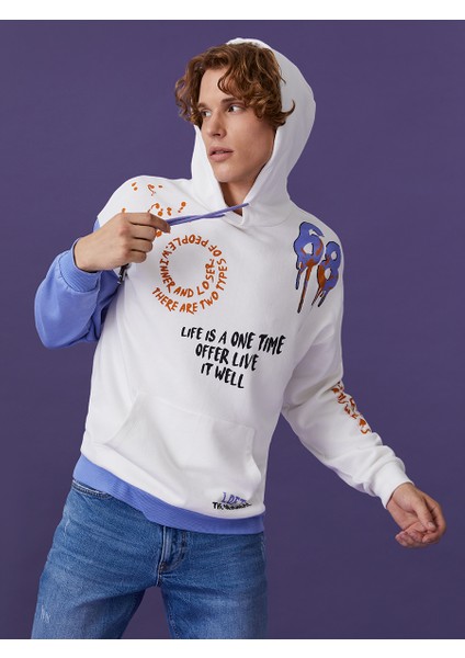 Oversize Fit Erkek Sweatshirt