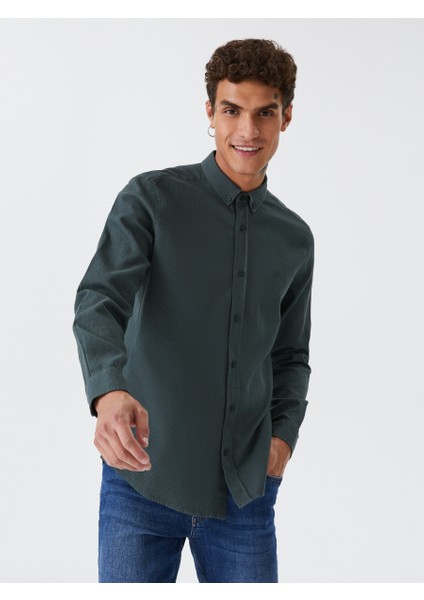 Regular Fit Erkek Gömlek U.kol