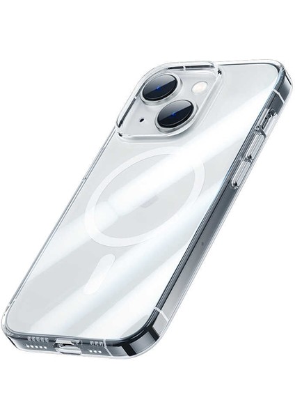 Apple Iphone 14 Plus Uyumlu Kılıf Orijinal Magsafe Clear Crystal Şeffaf Benks Magnetic Sararma Yapmaz Lisanslı Ürün Antishock Dropshock Zırh Military Frosted Anti-Fall Full Body fırsatları