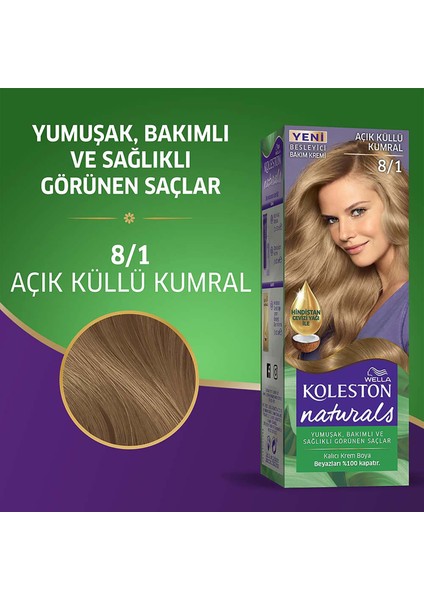 Koleston Naturals Acık Kullu Kumral 8/1 2x Paket