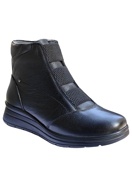 Elıse 21351-H Kadın Kışlık Deri Comfort Bot