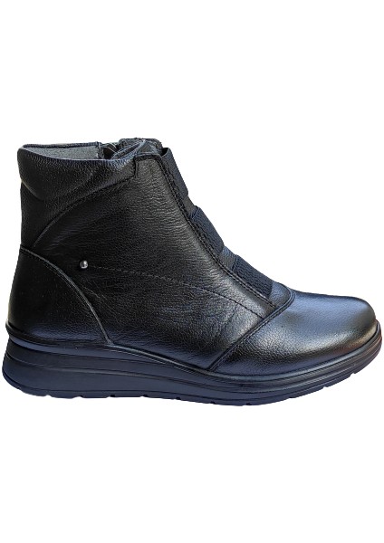 Elıse 21351-H Kadın Kışlık Deri Comfort Bot