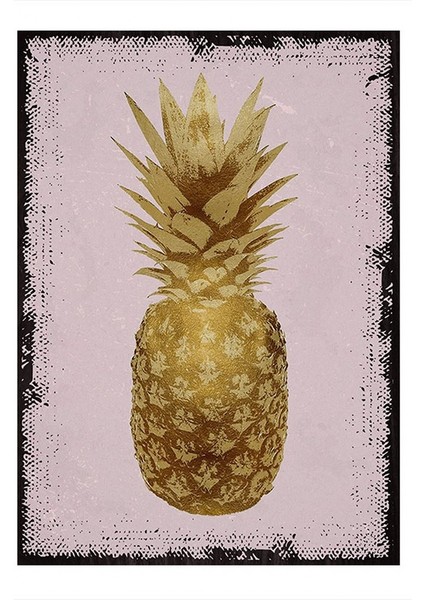 Ananas Desenli Mdf Tablo