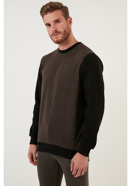 Pamuklu Regular Fit Bisiklet Yaka Sweat Erkek Sweat 59052111