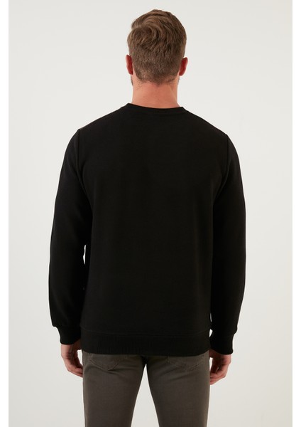 Pamuklu Regular Fit Bisiklet Yaka Sweat Erkek Sweat 59052111