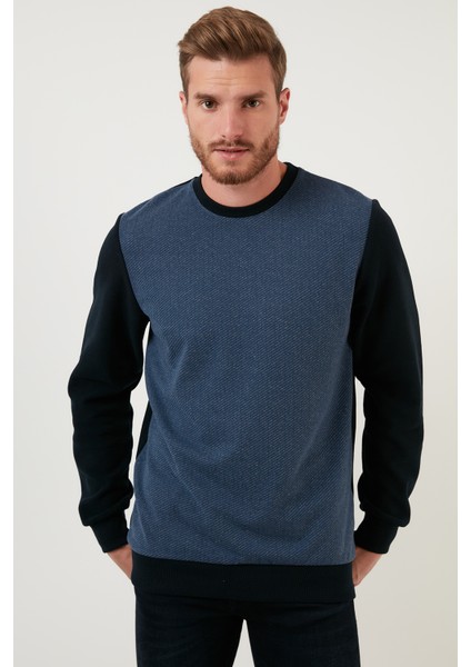 Pamuklu Regular Fit Bisiklet Yaka Sweat Erkek Sweat 59052111