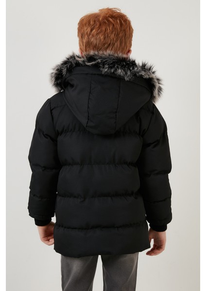 Içi Peluş Astarlı Çıkarılabilir Kapüşonlu Şişme Mont Erkek Çocuk Mont 5760023 indirimleri