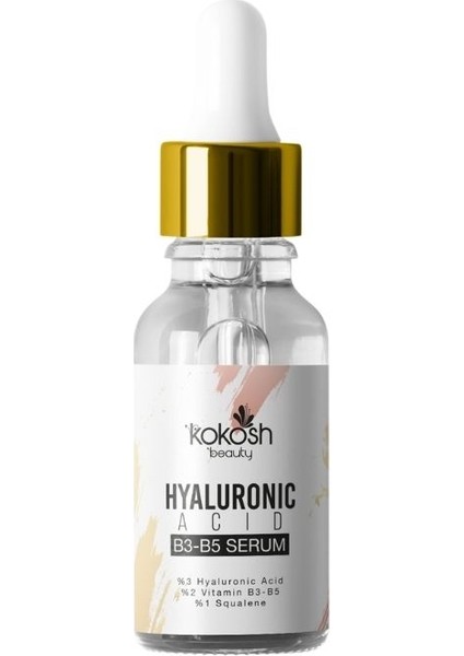 Beauty Hyaluronic Acid B3-B5 Serum & Özel Formül & %3 Hyaluronik Asit & %2 Vitamin B3-B5 & %1 Squalene