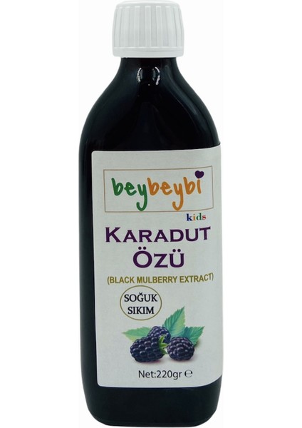 Beybeybi Karadut Özü (Soğuk Sıkım) 220GR