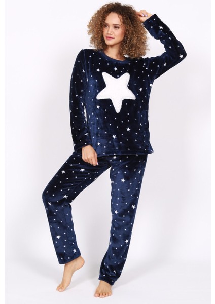 Kadın Welsoft Pijama Takım 9100860000 Indigo