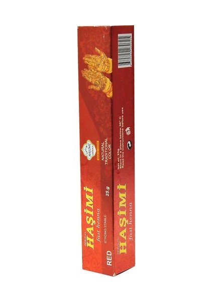 Kına - Tüp Kına Haşimi - 1 Paket - Kırmızı Renk - 12 Adet