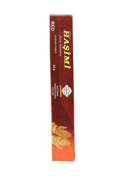 Kına - Tüp Kına Haşimi - 1 Paket - Kırmızı Renk - 12 Adet fiyatları