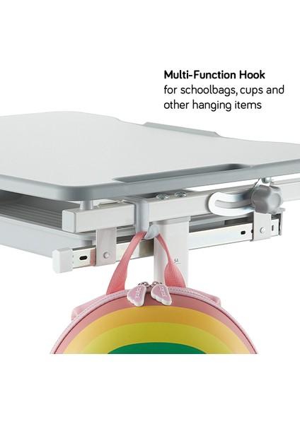 Ayarlanabilir Ergonomik Çocuk Aktivite Masası (3-10 Yaş-Mavi)