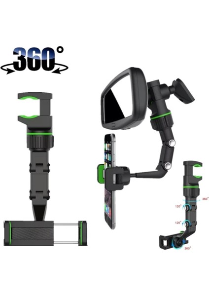 Dikiz Aynası Telefon Tutucu Araç Içi 360 Derece 1. Kalite -