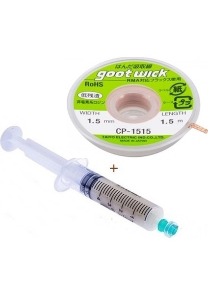 Flux Lehim Toplama CP-1515 Lehim Sökme Teli 1.5 mm 1,5 mt
