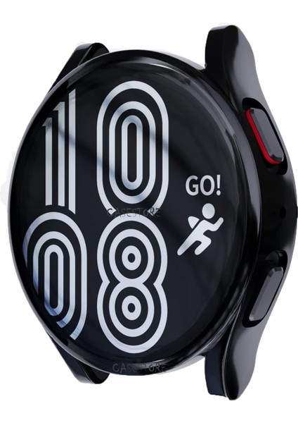 Samsung Galaxy Watch 5 44MMUYUMLU Ekran Koruyucu ve Kasa Koruyucu Silikon Pc Kılıf 360 Sert
