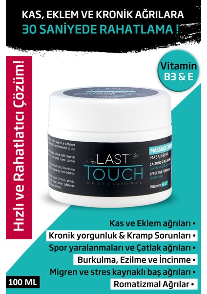 2'li Paket Masaj Kremi 100 ml Vitamin B3 & E