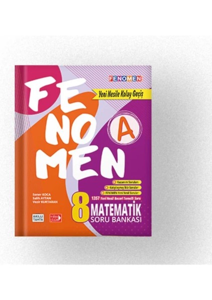 Fenomen Okul 8. Sınıf LGS Matematik - A -Soru Bankası Kitabı
