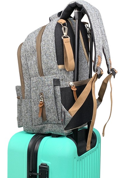 Grand Backpack Bebek Bakım Sırt Çantası-Gri