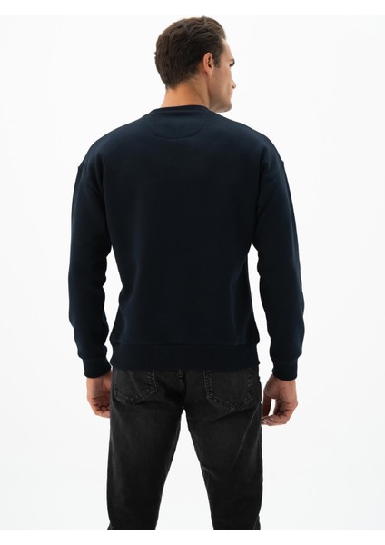 Erkek Bisiklet Yaka Sweatshirt K24124909401