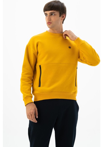 Erkek Bisiklet Yaka Sweatshirt K24124909401