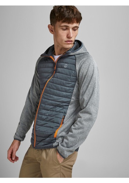 Jack & Jones Jjemultı Quılted Jacket Noos Grey MELANGE12182242-GRE