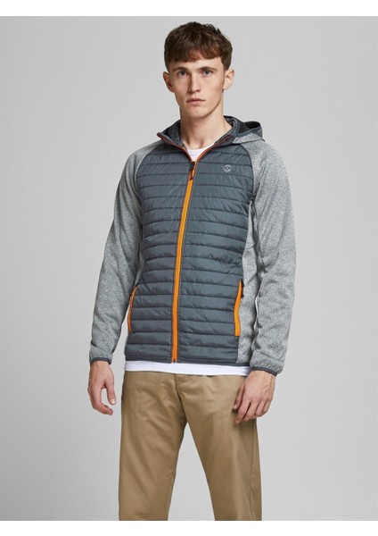 Jack & Jones Jjemultı Quılted Jacket Noos Grey MELANGE12182242-GRE