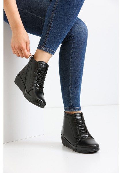 Kadın Siyah Anne Botu Ortopedik Anne Ayakkabısı Kadın Günlük Ayakkabı Kadın Klasik Ayakkabı Anne Çizme Bot fiyatları