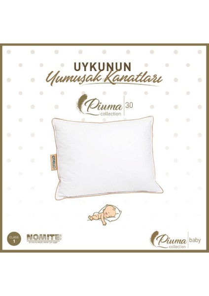 Bimba Piuma %30 Gıdık Kaz Tüyü Baby Yastık 35X45