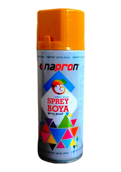 Sarı Renk Uygun Büyük Boy 400ML Sprey Boya - 2yıl Raf Ömrü
