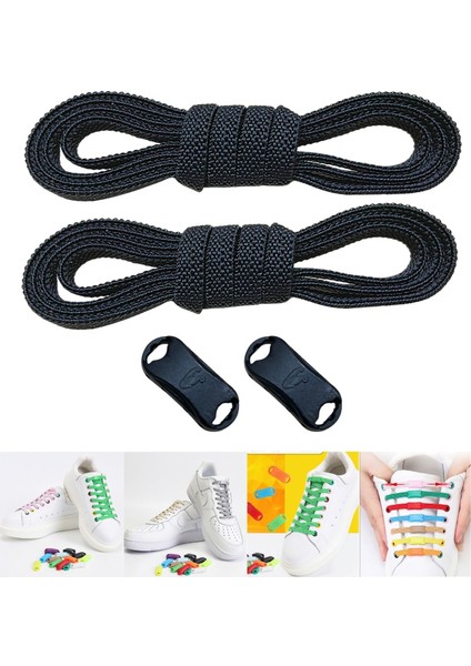 Takbırak Yeni Nesil Pratik Bağcık Elastic Shoelace Klipsli Lastikli Bot, Çocuk, Ayakkabı Bağcığı