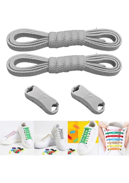 Takbırak Yeni Nesil Pratik Bağcık Elastic Shoelace Klipsli Lastikli Bot, Çocuk, Ayakkabı Bağcığı