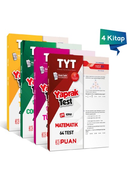 Puan Yayınları TYT Sözel Yaprak Test Kazandıran Set